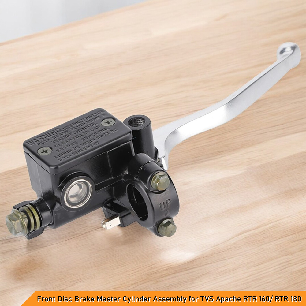 Front Disc Brake Master Cylinder Assembly for TVS Apache RTR 160/180 - Reliable Performance