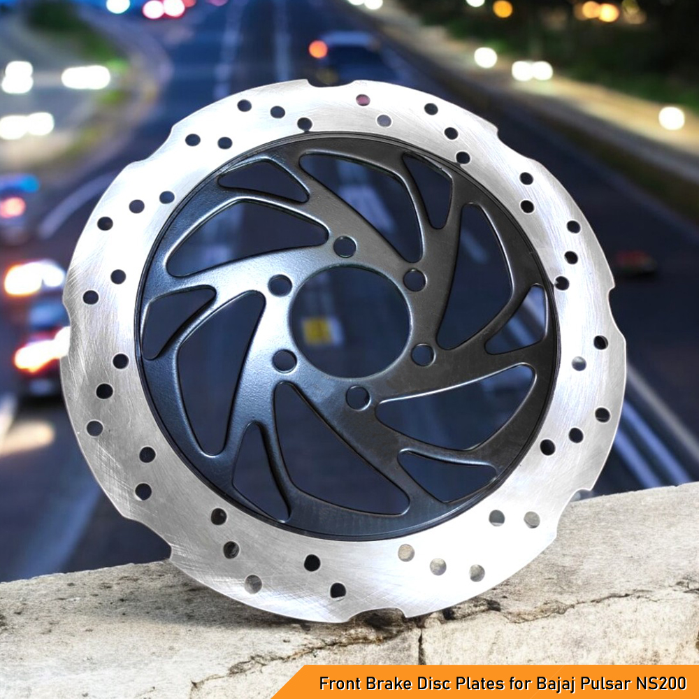 Premium Front Brake Disc Plate Compatible with Bajaj Pulsar NS200 - High Performance & Durability