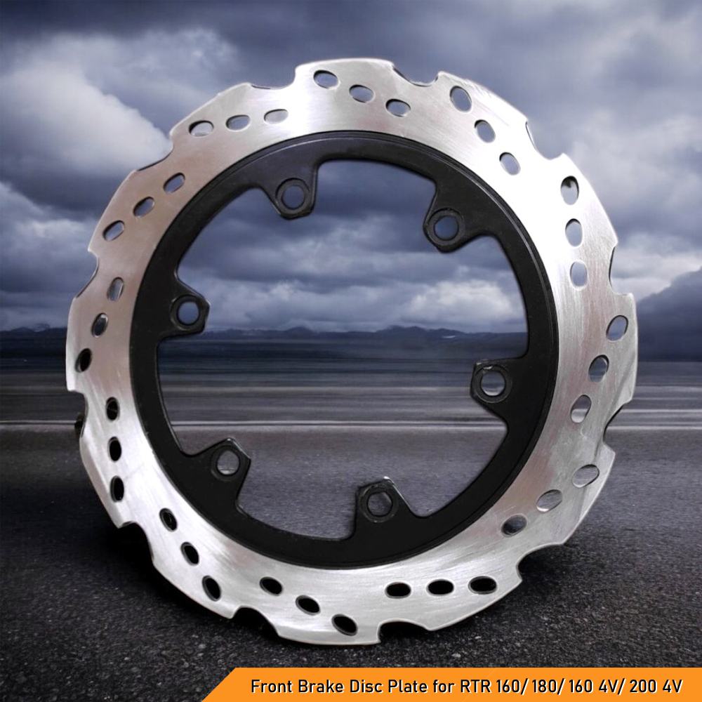 Front Brake Disc Plate for TVS Apache RTR 160/ 180/ 160 4V/ 200 4V - Reliable & Long-lasting Brake Rotor