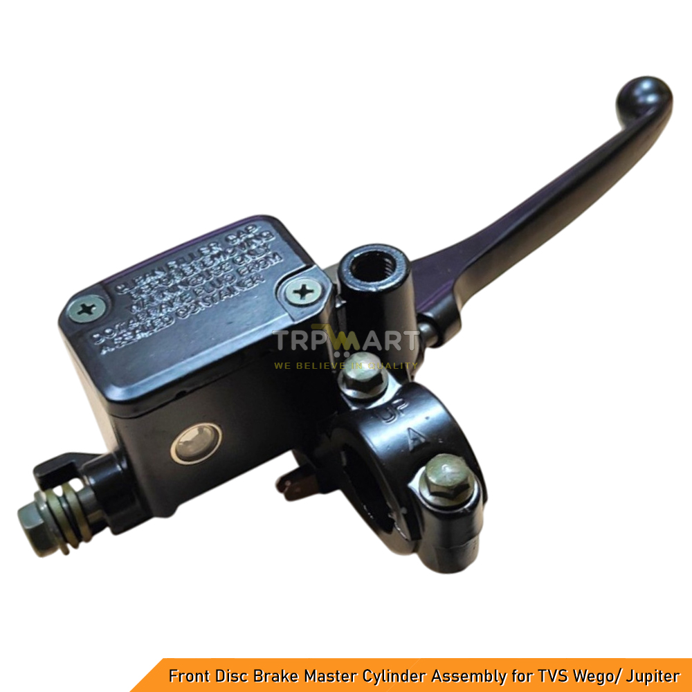 Front Disc Brake Master Cylinder Assembly for TVS Wego & Jupiter (With Brake Switch) - OEM & Aftermarket Options