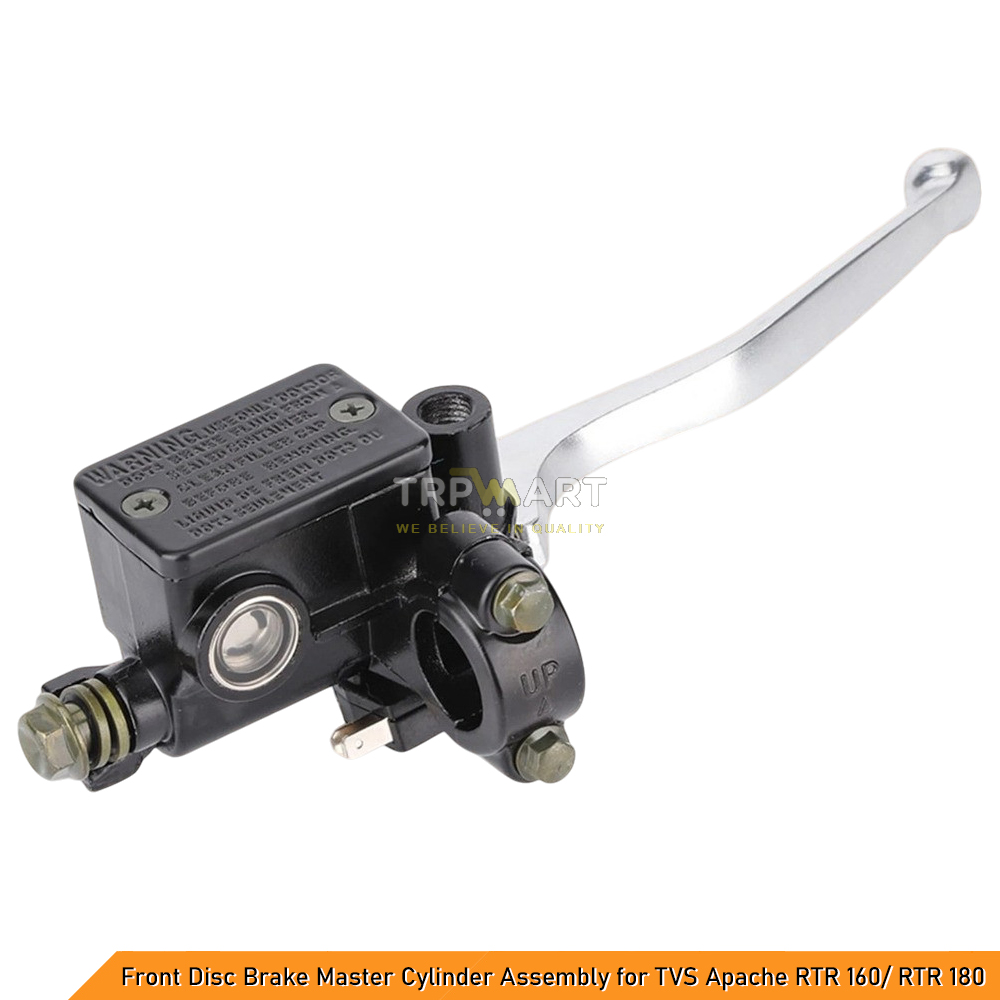 Front Disc Brake Master Cylinder Assembly for TVS Apache RTR 160/180 (With Brake Switch) - Reliable Performance