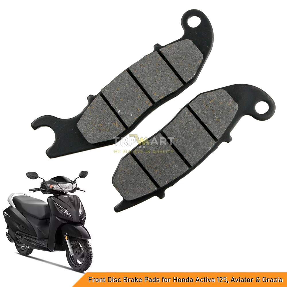 High-Performance Front Disc Brake Pads for Honda Activa 125, Aviator & Grazia – Enhanced Stopping Power & Durability