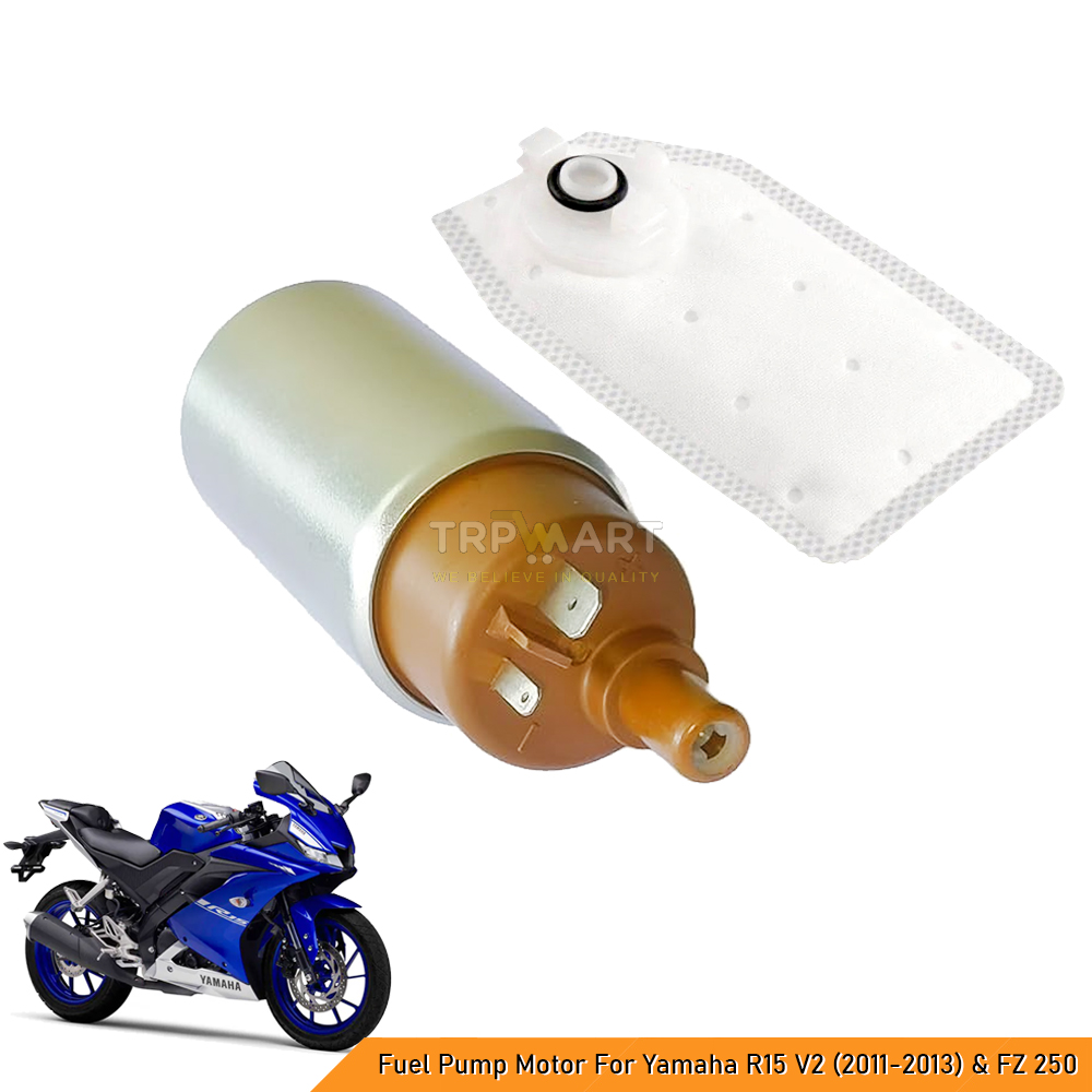 Fuel Pump Motor For Yamaha R15 V2 (2011-2013) & FZ 250 + Free Fuel Pump Filter - Boost Engine Performance & Efficiency