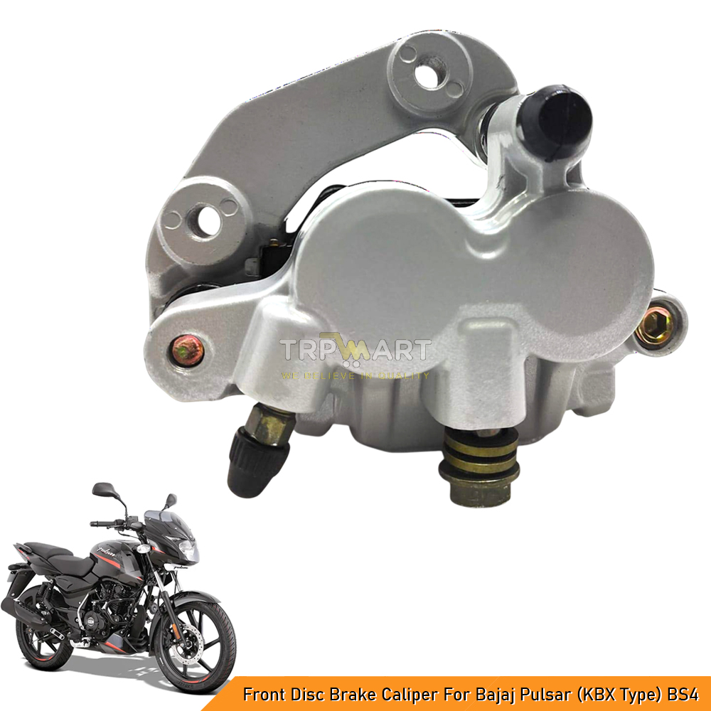 Premium Front Disc Brake Caliper Assembly Compatible for Bajaj Pulsar (KBX Type) BS4 - High-Quality Replacement Part