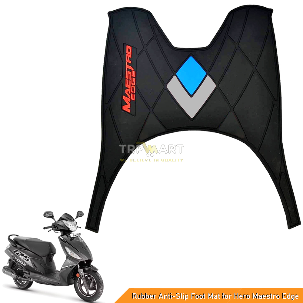 Premium TVS Ntorq 125 Scooter Foot Mat - Waterproof, Anti-Skid Rubber Floor Mat - Durable All-Weather Protection (Multi Color)