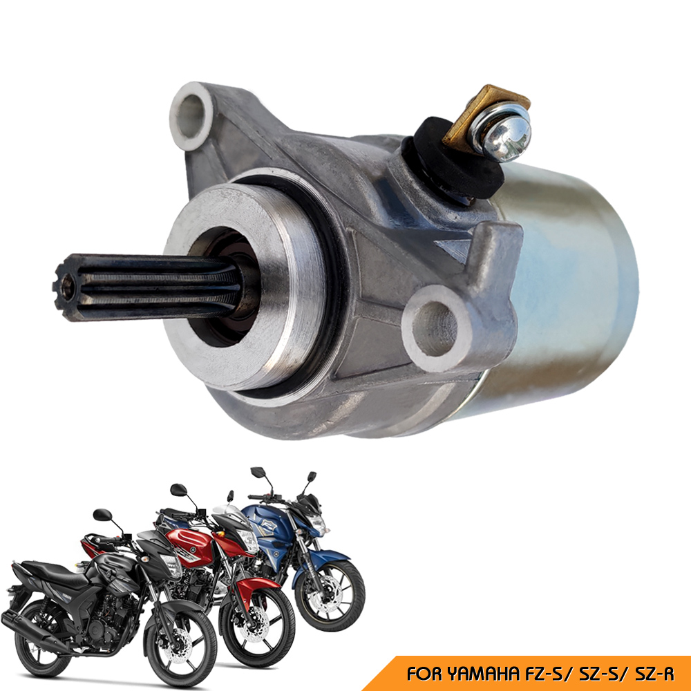 Self Starter Motor Assembly Compatible for Yamaha FZ-S/ Yamaha SZ-S/ Yamaha SZ-R - Reliable & High-Performance Starter