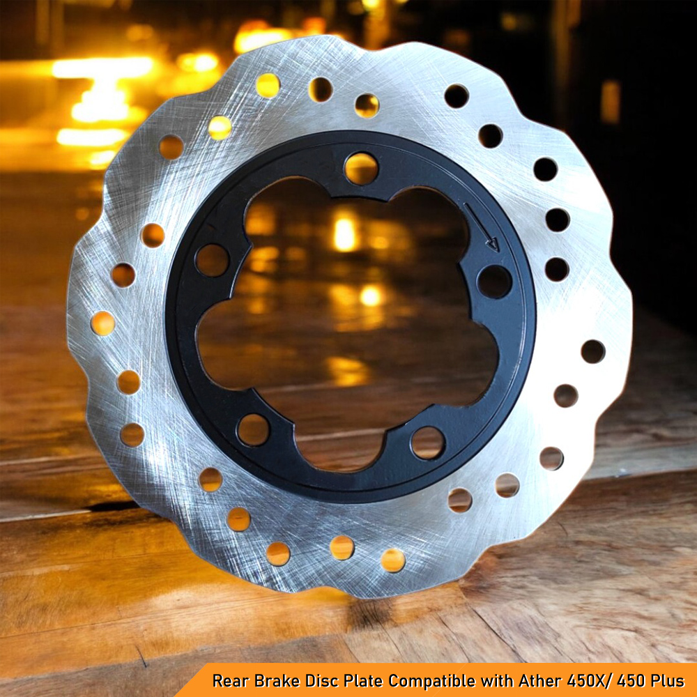 Rear Brake Disc Plate Compatible with Ather 450X/ 450 Plus - High-Performance & Durable Replacement