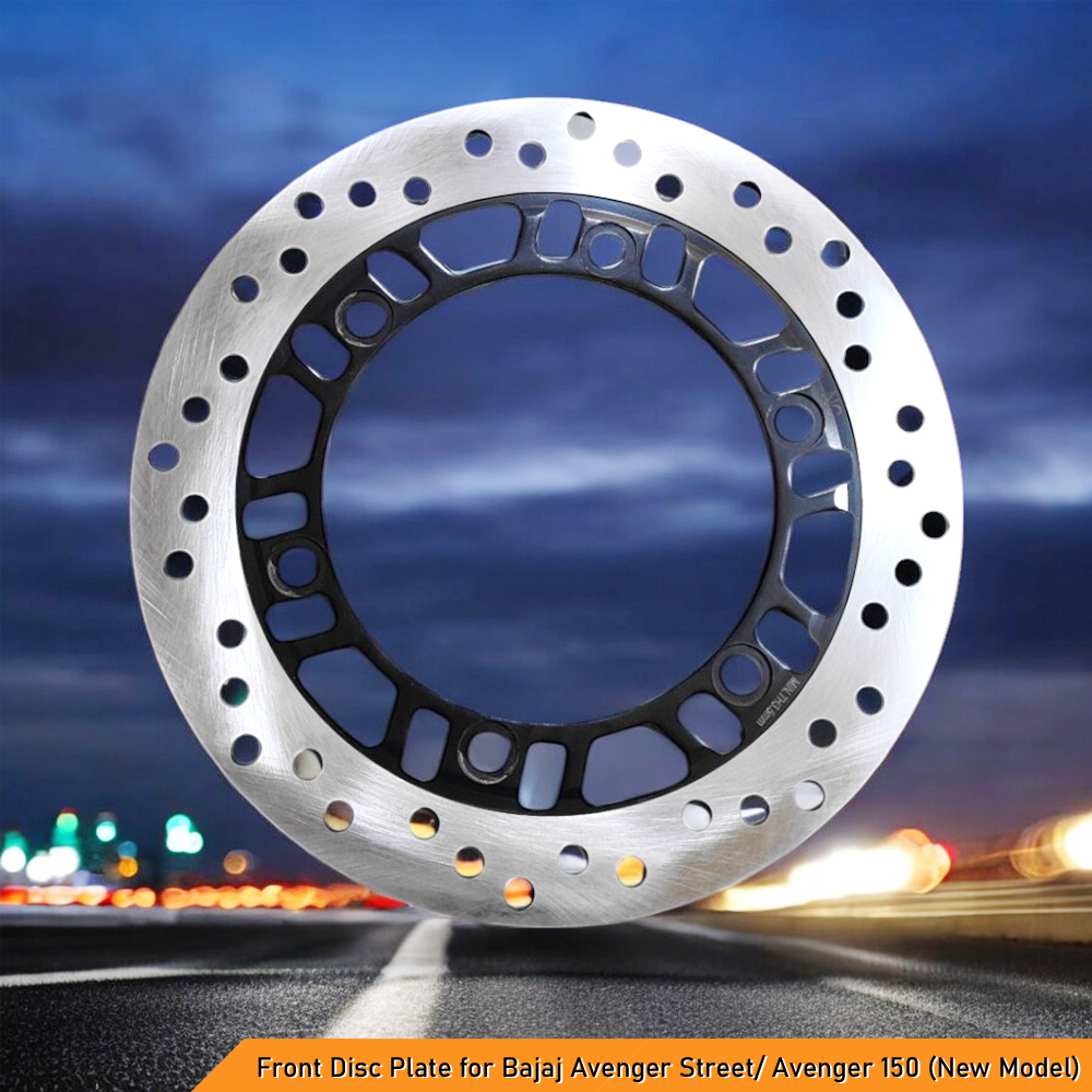 Front Brake Disc Plate Compatible for Bajaj Avenger Street/ Avenger 150 (New Model) - Premium Quality & Enhanced Braking Performance