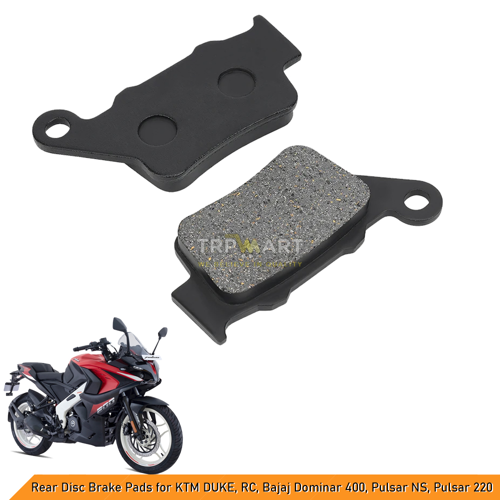 High-Performance Rear Disc Brake Pads for KTM DUKE, KTM RC, Bajaj Dominar 400, Pulsar NS, Pulsar 220 - Enhanced Stopping Power & Durability (UG4)