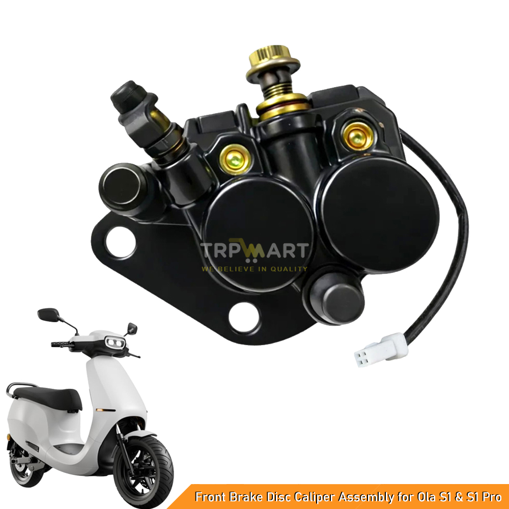 Premium Front Brake Disc Caliper Assembly Compatible for Ola S1 & S1 Pro (Gen 1 Gen 2) with Sensor & Breakpad- High-Performance Front Brake Caliper for Superior Braking & Safety