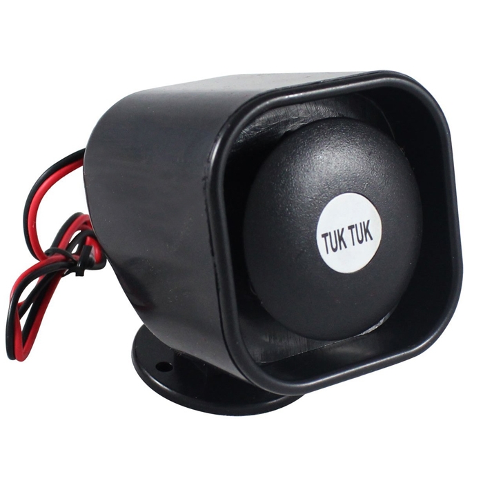 Car Auto Reverse/ Back Tuk Tuk Horn Siren for Car/ Auto/ Bus/ Truck/ Tractor Reverse Safety Device, 12V DC