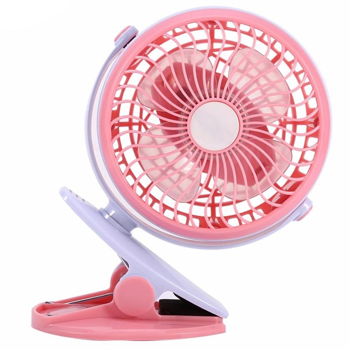 Buy TRP Traders Rechargeable Portable Mini Clip Fan battery operated that  supports 360 degree rotation and can be easily clipped on baby stroller or  at home and office.